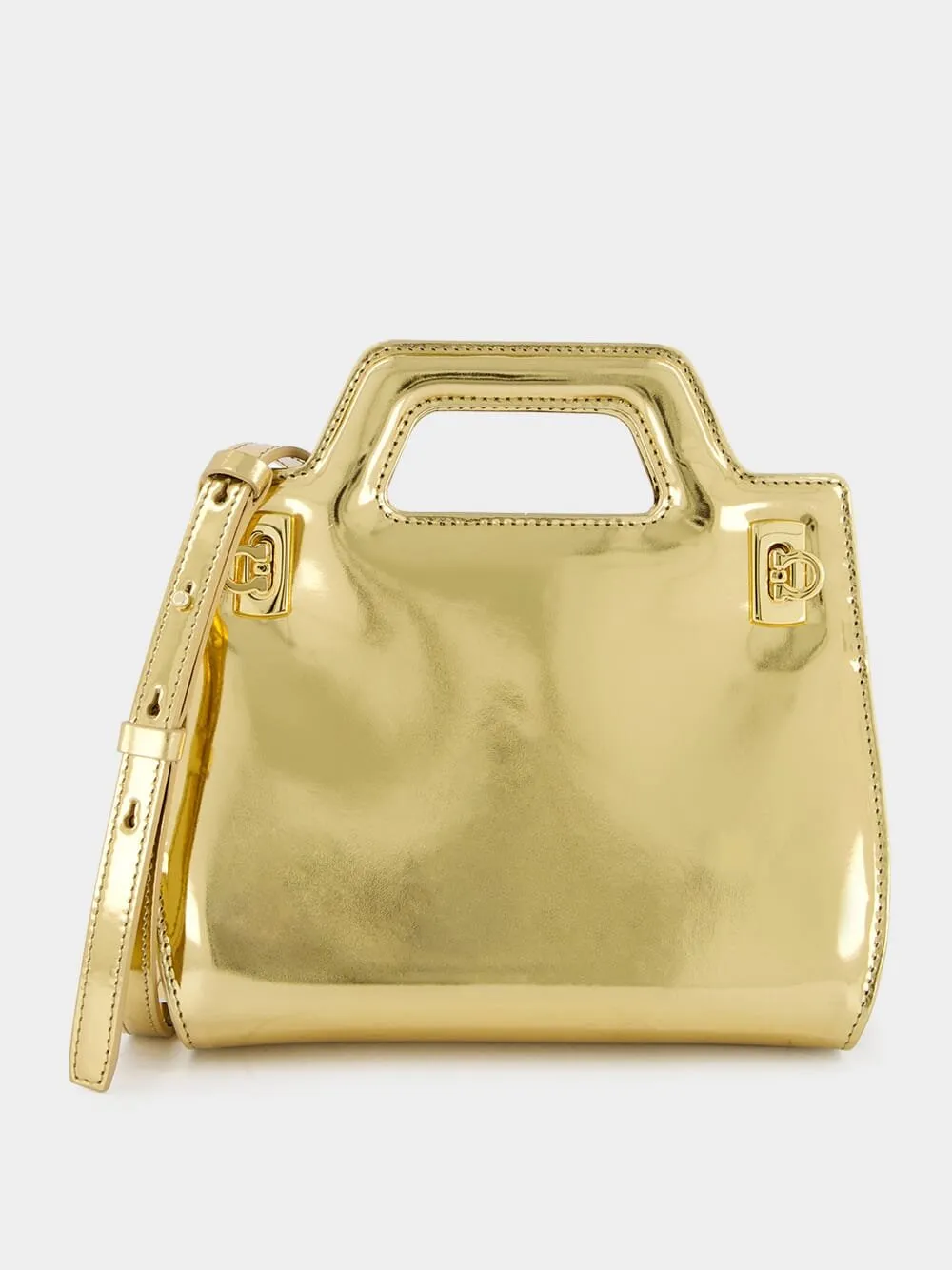 Wanda Mini Gold Bag