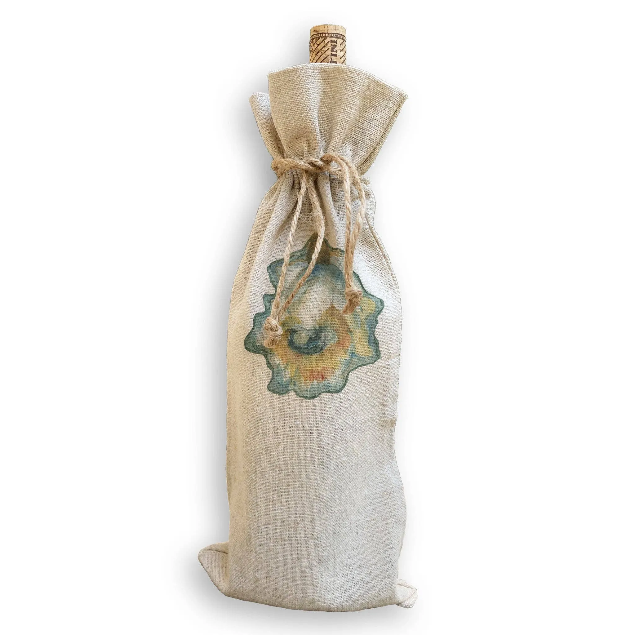 Watercolor Oyster: Dishtowel / -