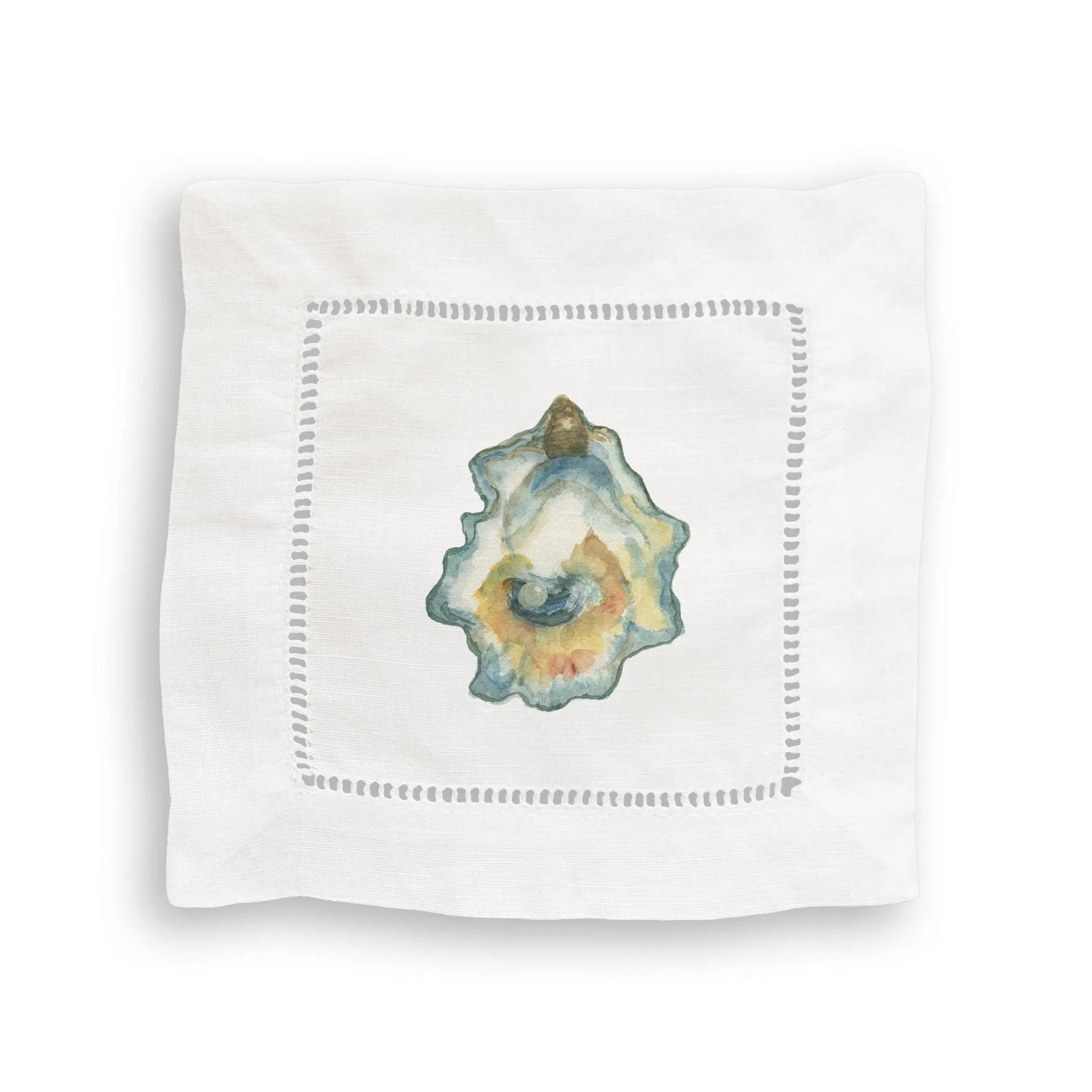 Watercolor Oyster: Dishtowel / -
