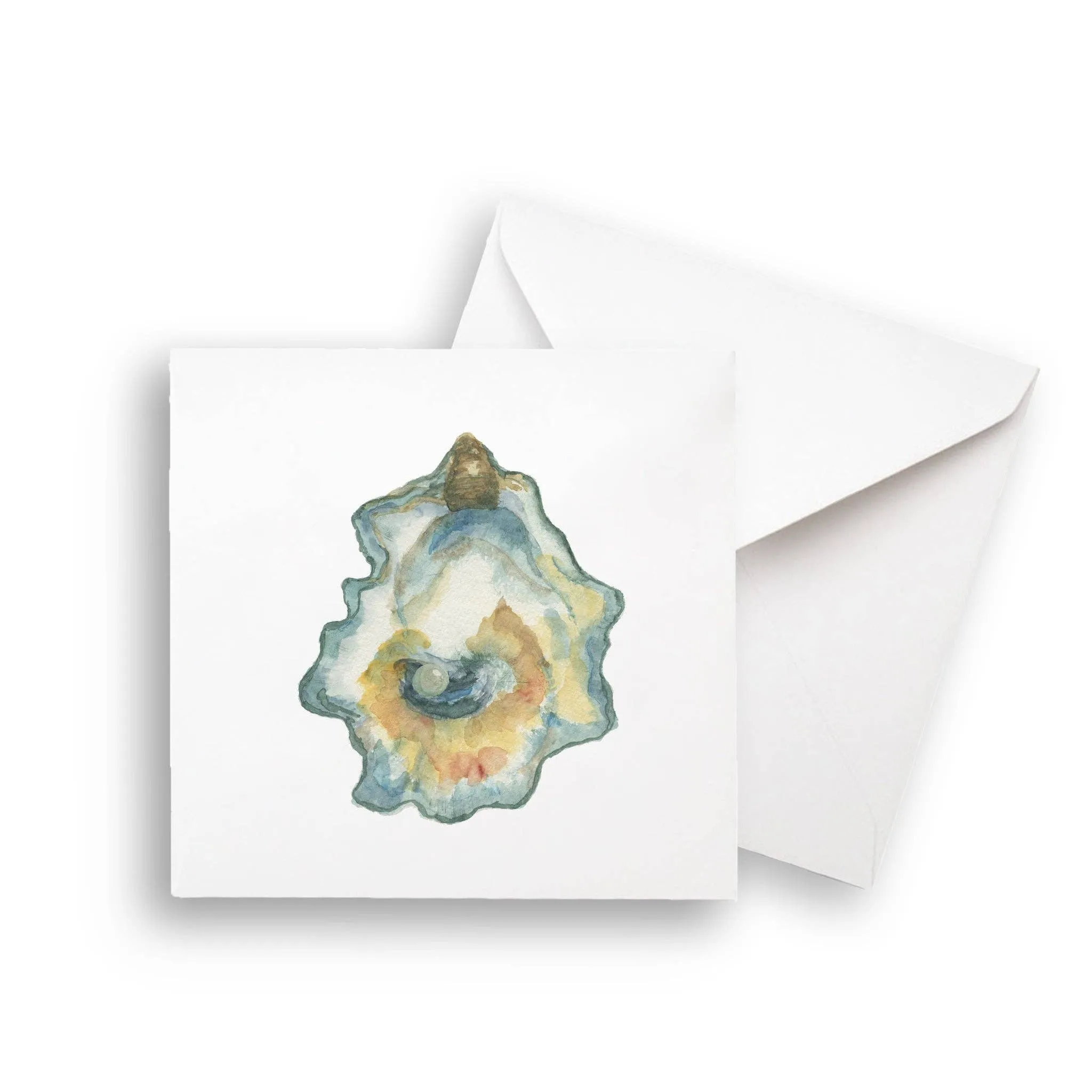 Watercolor Oyster: Dishtowel / -