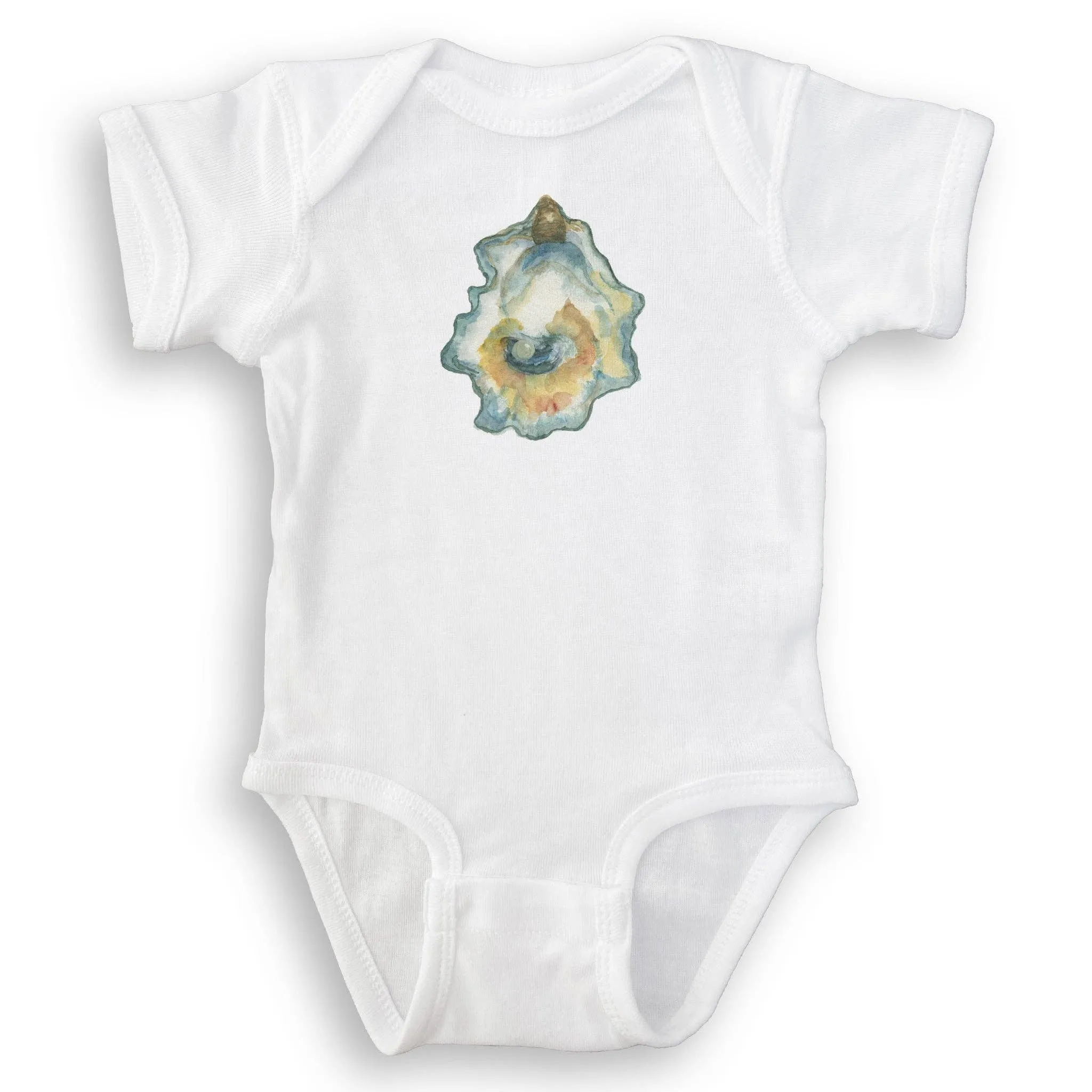 Watercolor Oyster: Dishtowel / -