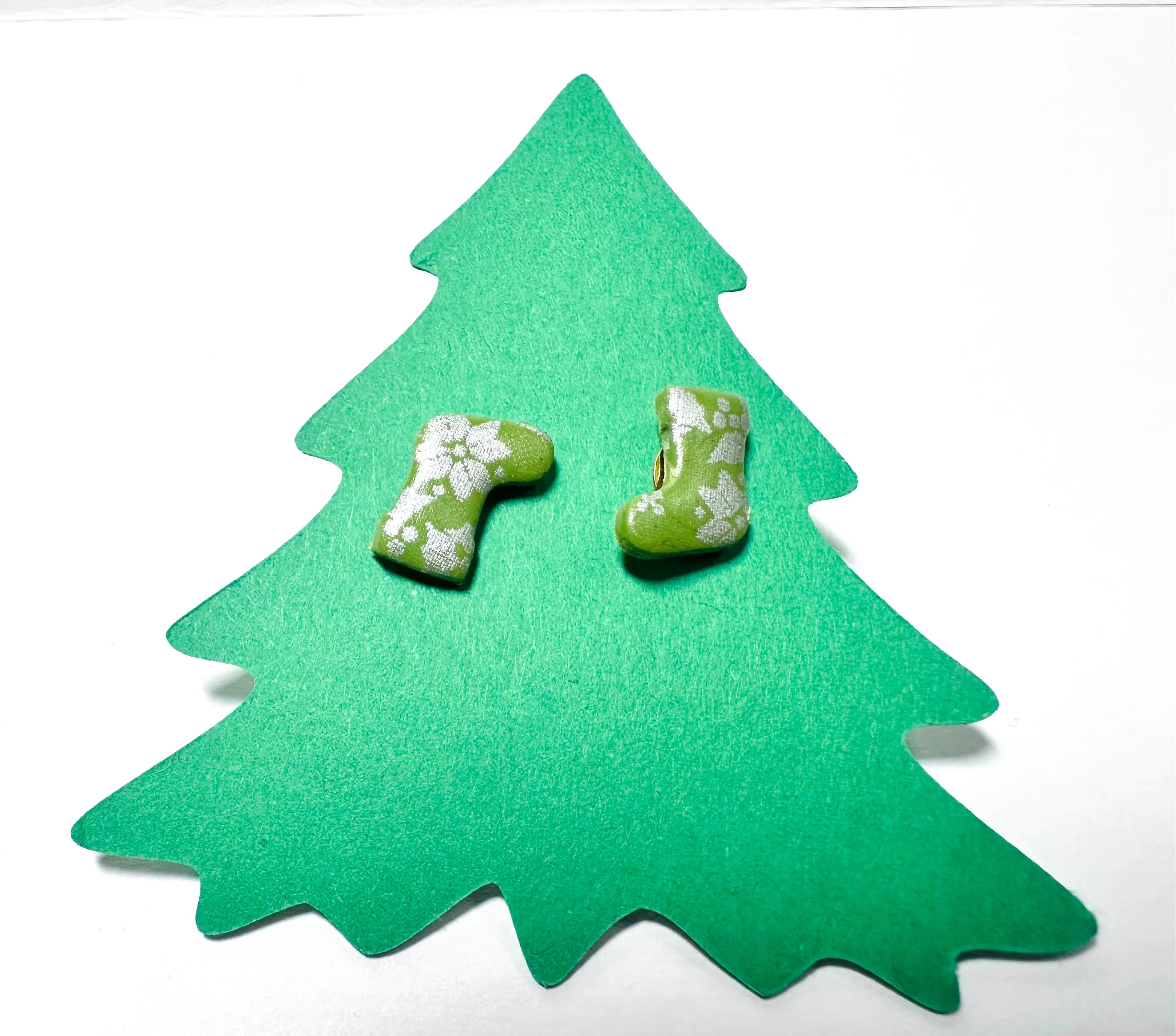 Winter Earrings/ Clay Earrings, Holiday Earrings/ Christmas Earrings- ON SALE only $8!