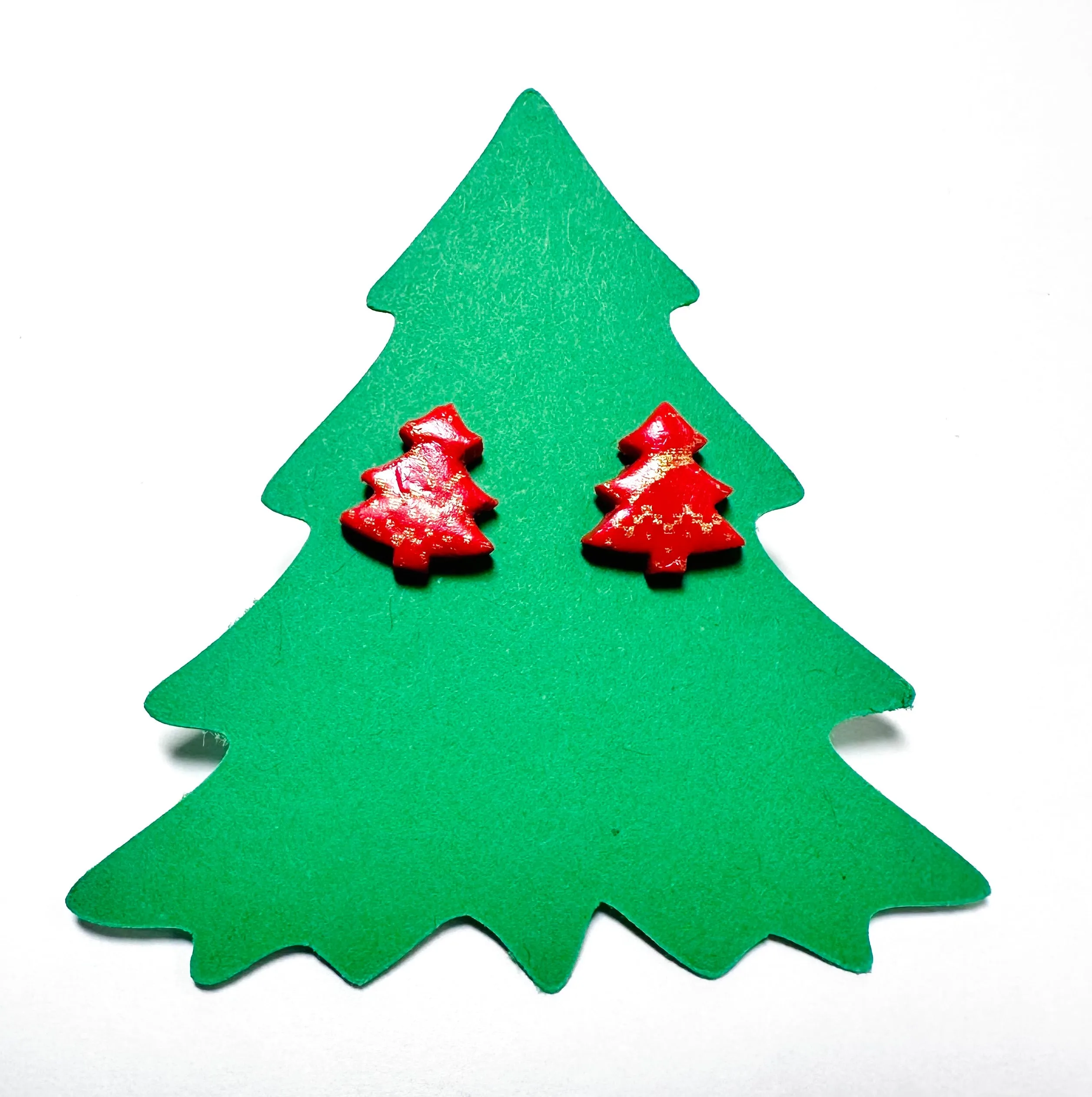 Winter Earrings/ Clay Earrings, Holiday Earrings/ Christmas Earrings- ON SALE only $8!