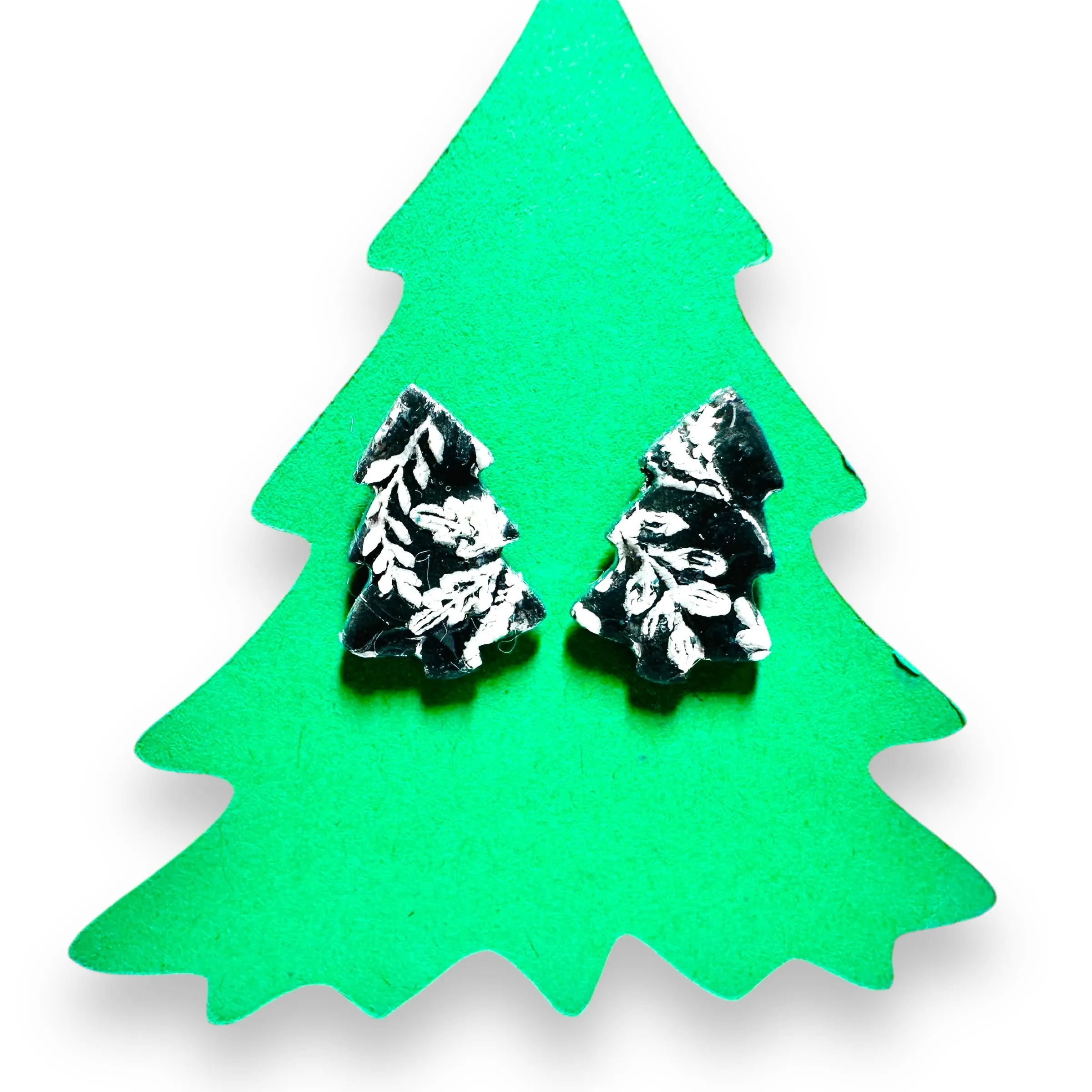 Winter Earrings/ Clay Earrings, Holiday Earrings/ Christmas Earrings- ON SALE only $8!