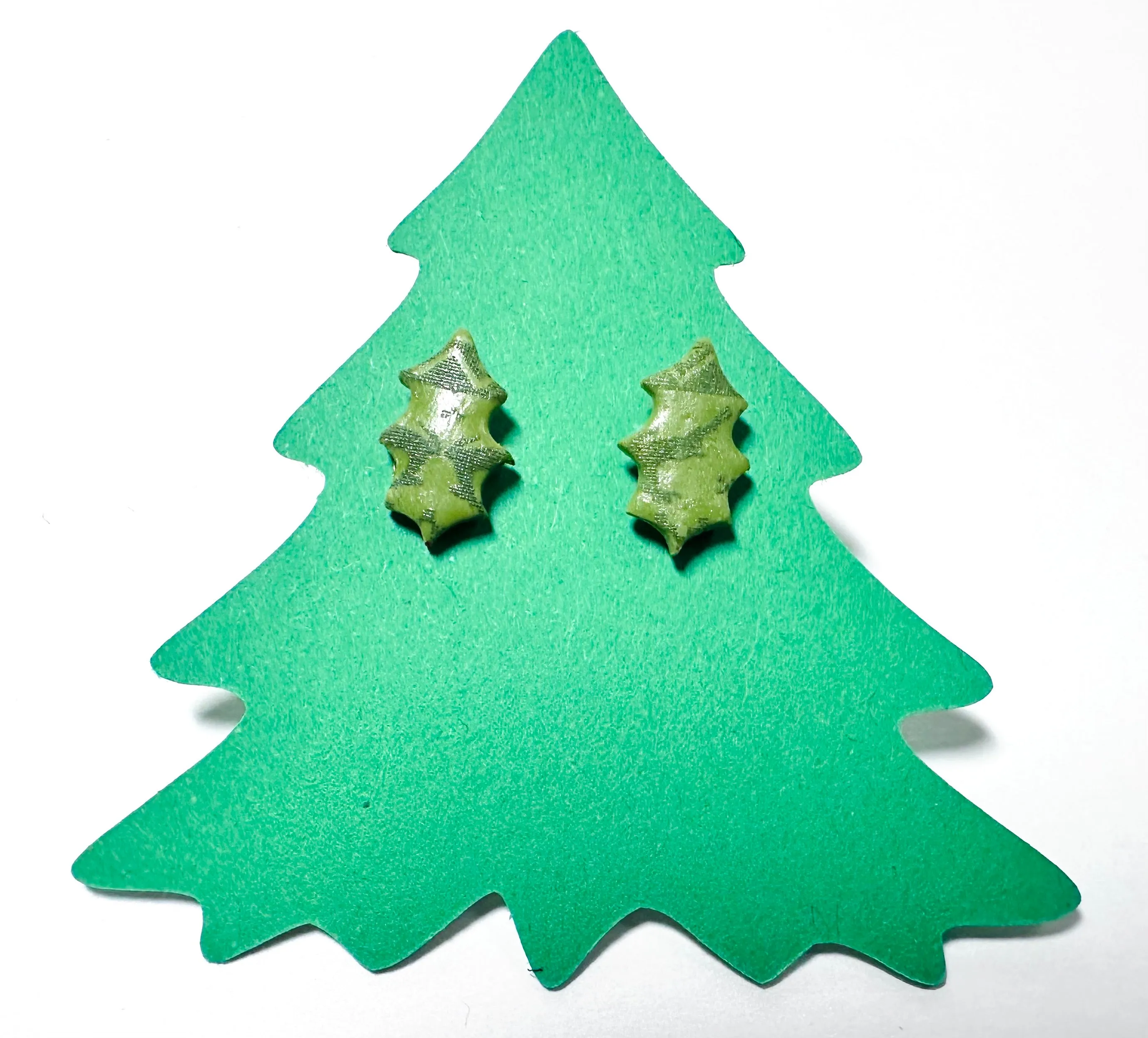 Winter Earrings/ Clay Earrings, Holiday Earrings/ Christmas Earrings- ON SALE only $8!