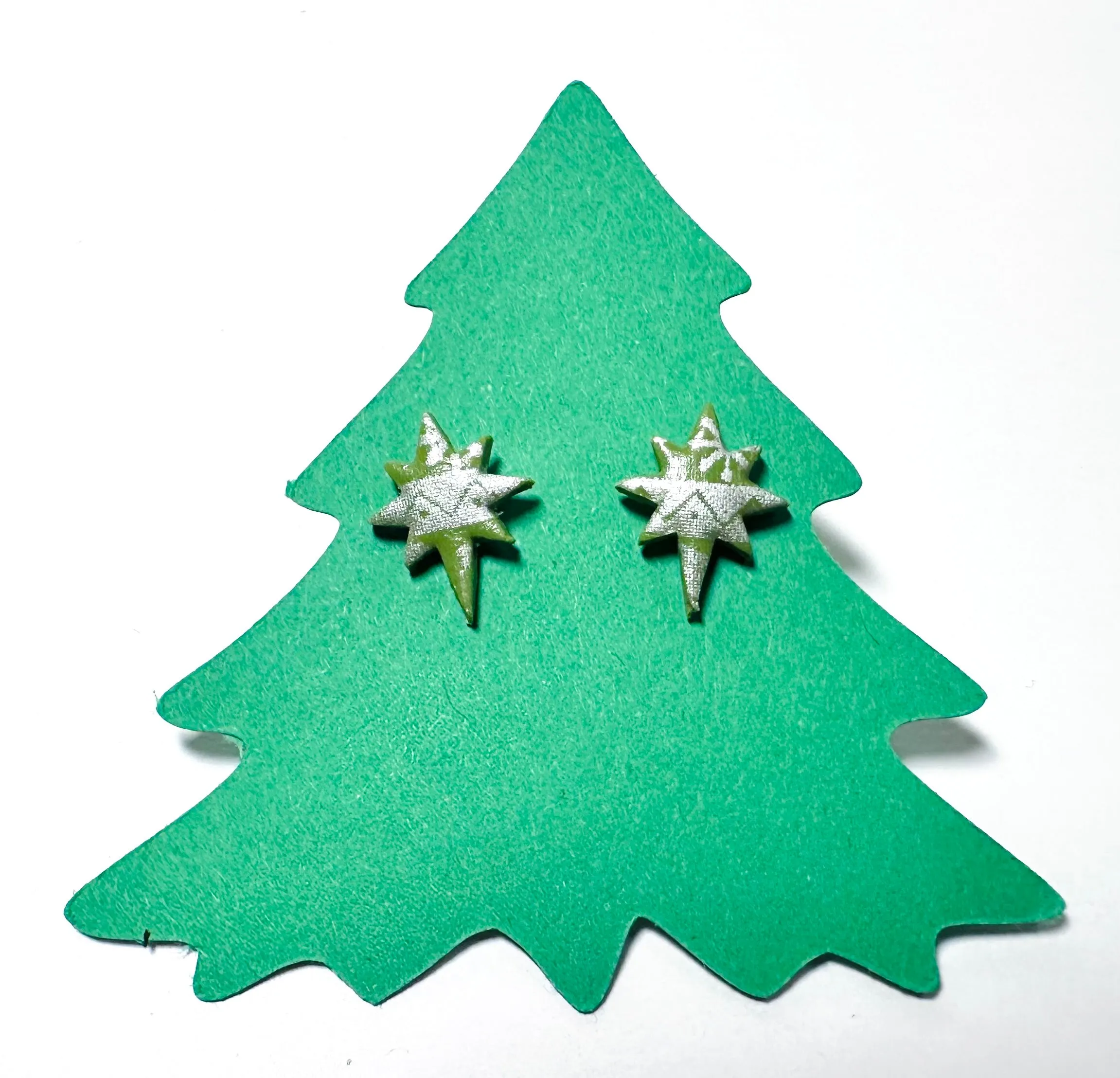 Winter Earrings/ Clay Earrings, Holiday Earrings/ Christmas Earrings- ON SALE only $8!