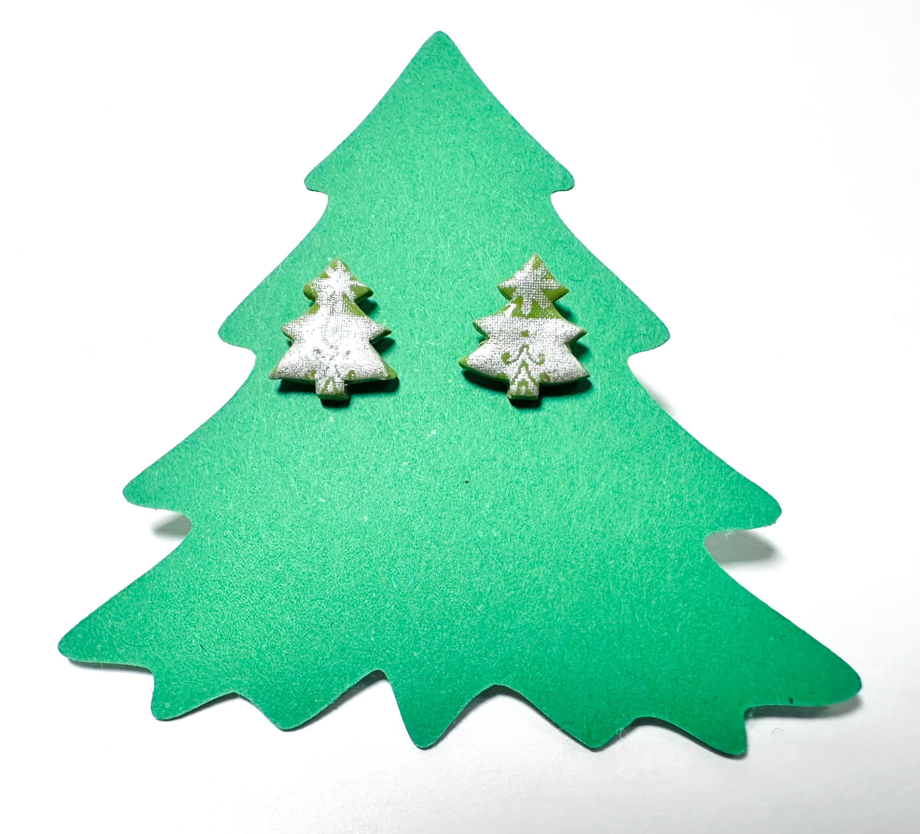 Winter Earrings/ Clay Earrings, Holiday Earrings/ Christmas Earrings- ON SALE only $8!