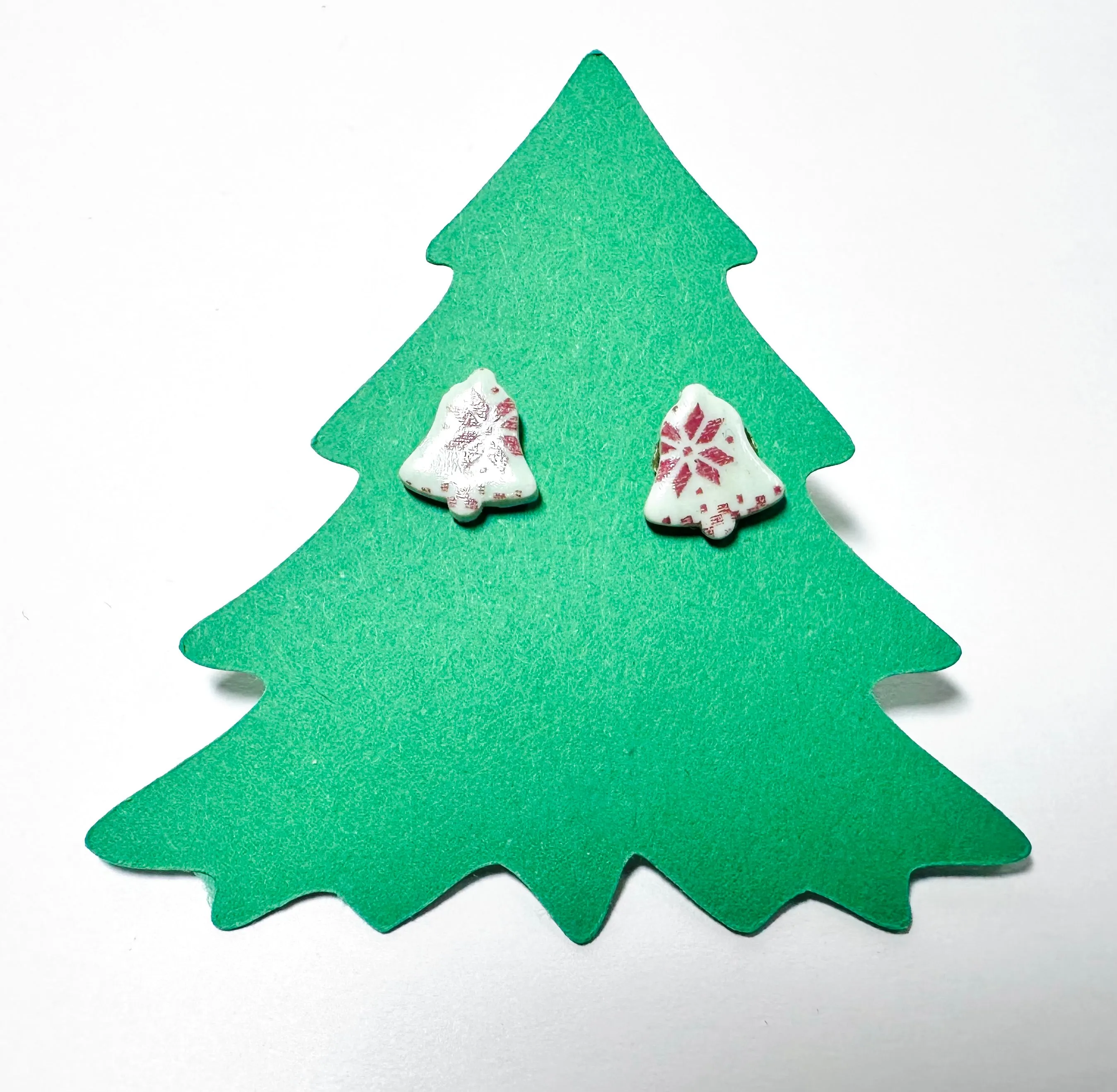 Winter Earrings/ Clay Earrings, Holiday Earrings/ Christmas Earrings- ON SALE only $8!