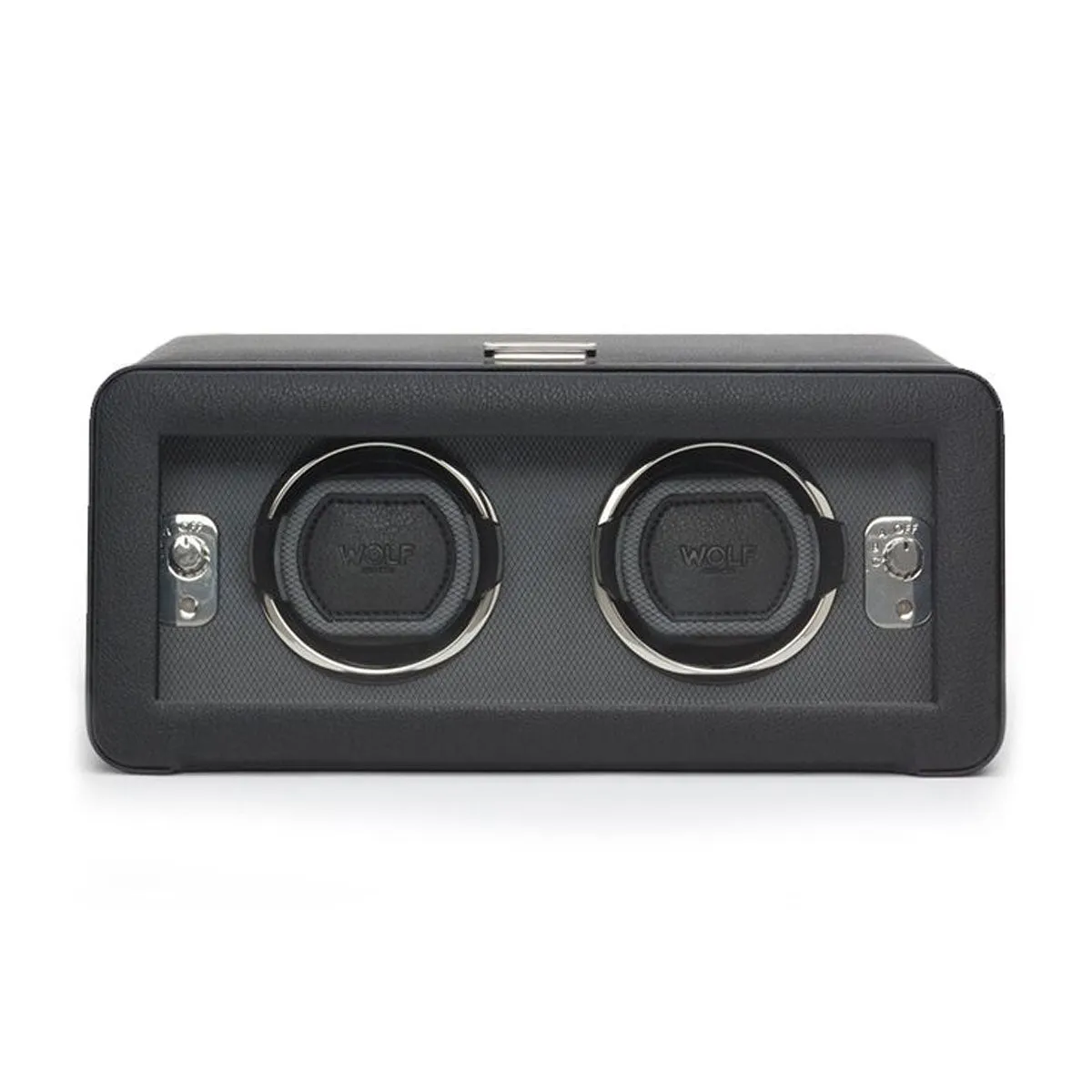 Wolf Windsor Double Watch Winder with Cover