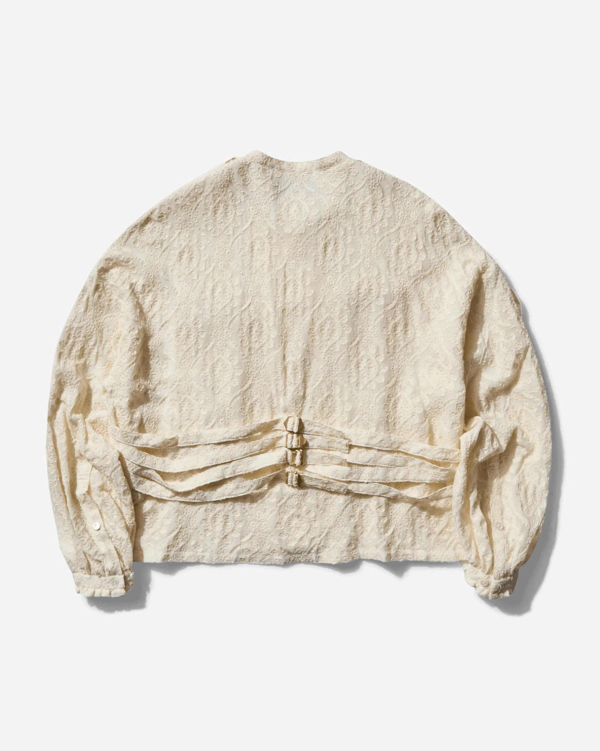 Women's Linen Belt Jacket Ivory