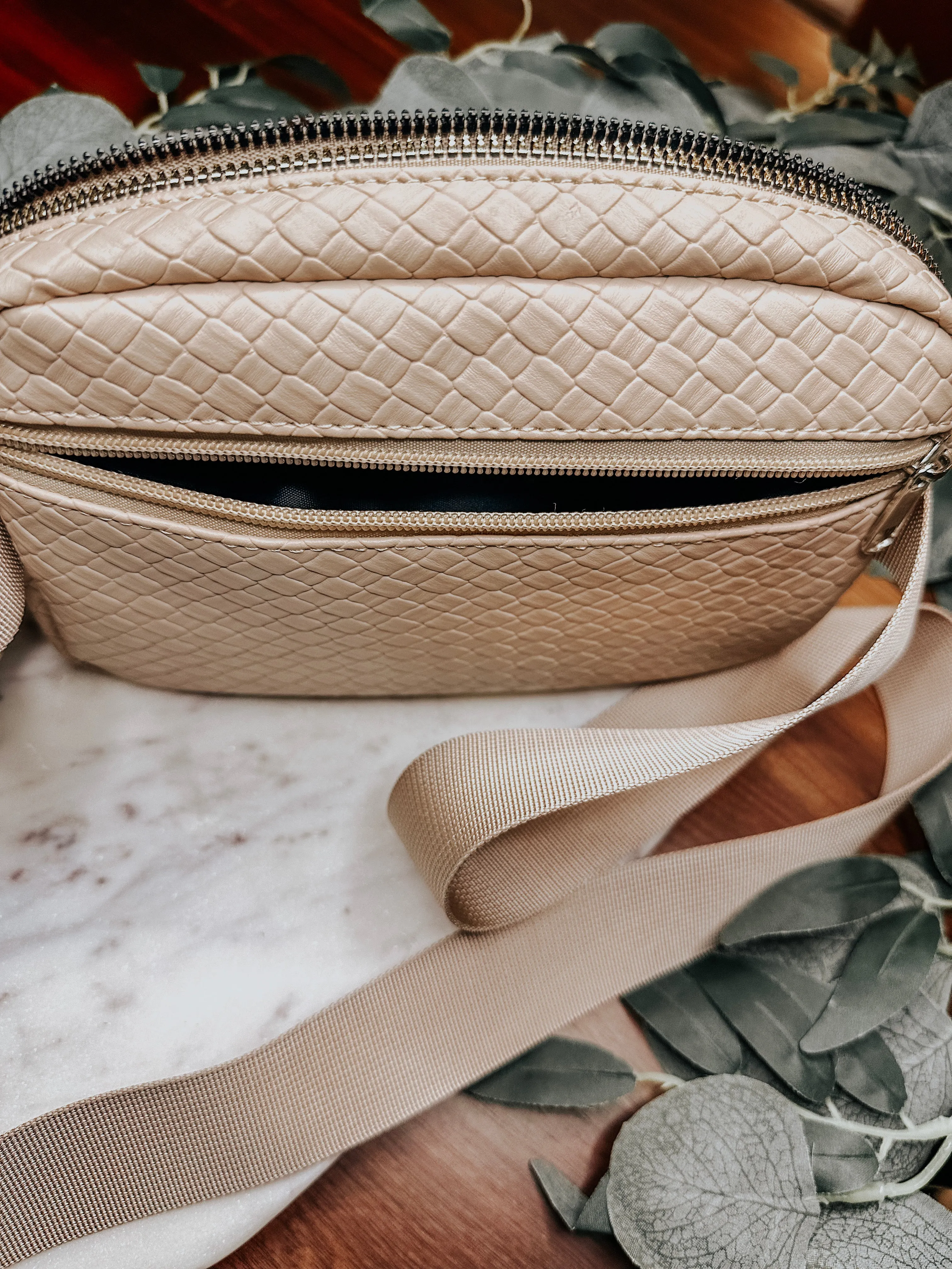 Woven Crossbody Bag