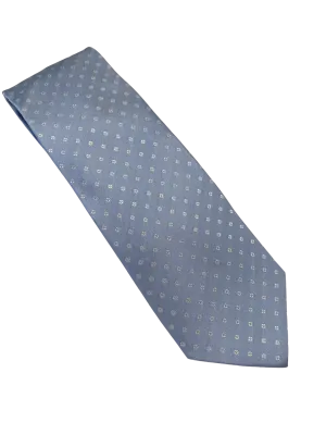 Zianetti LightBlue/White Silk Tie