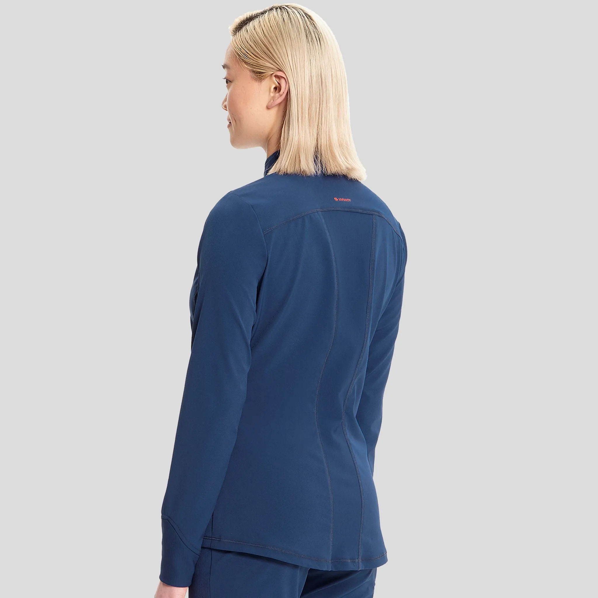 Zip Front Jacket | Navy