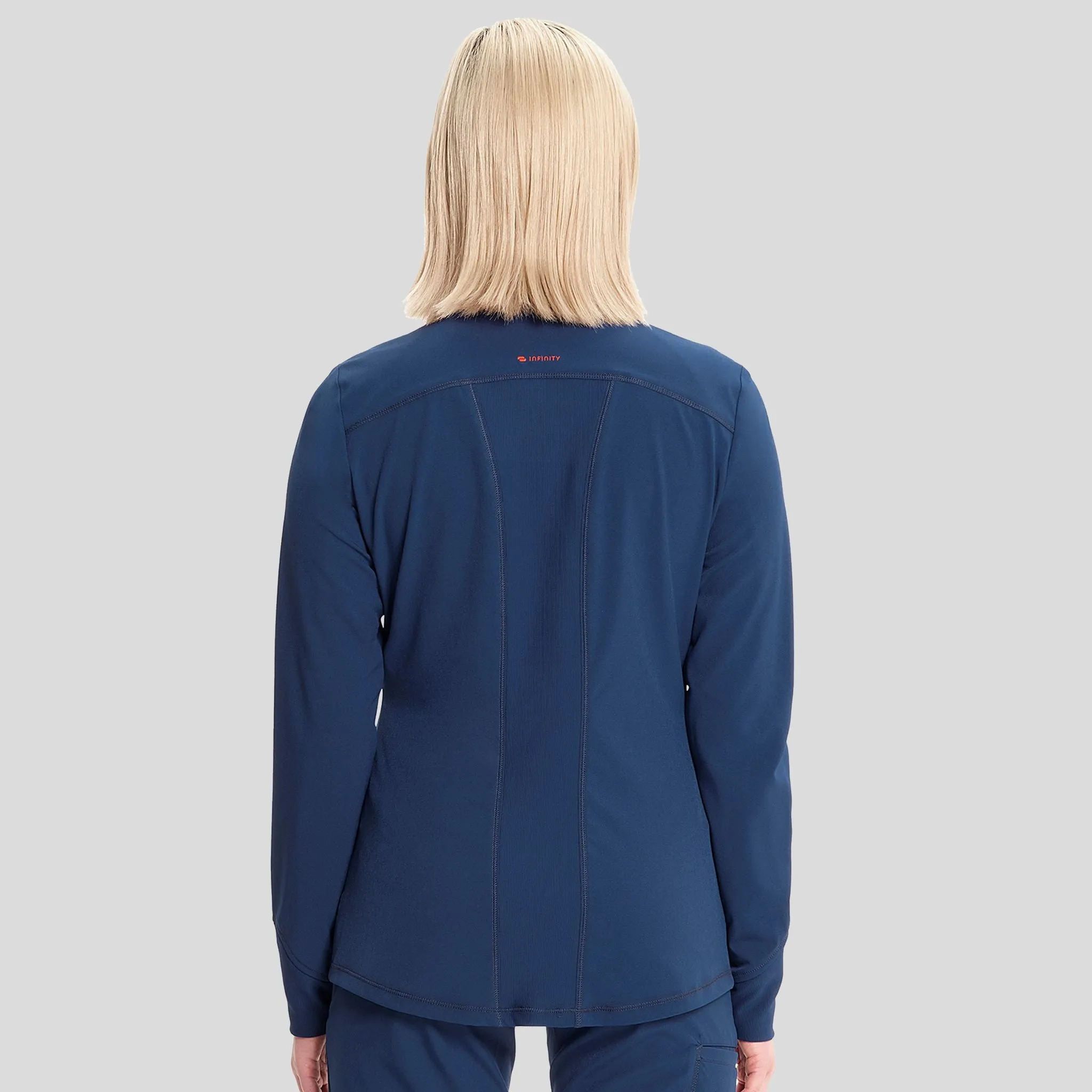 Zip Front Jacket | Navy