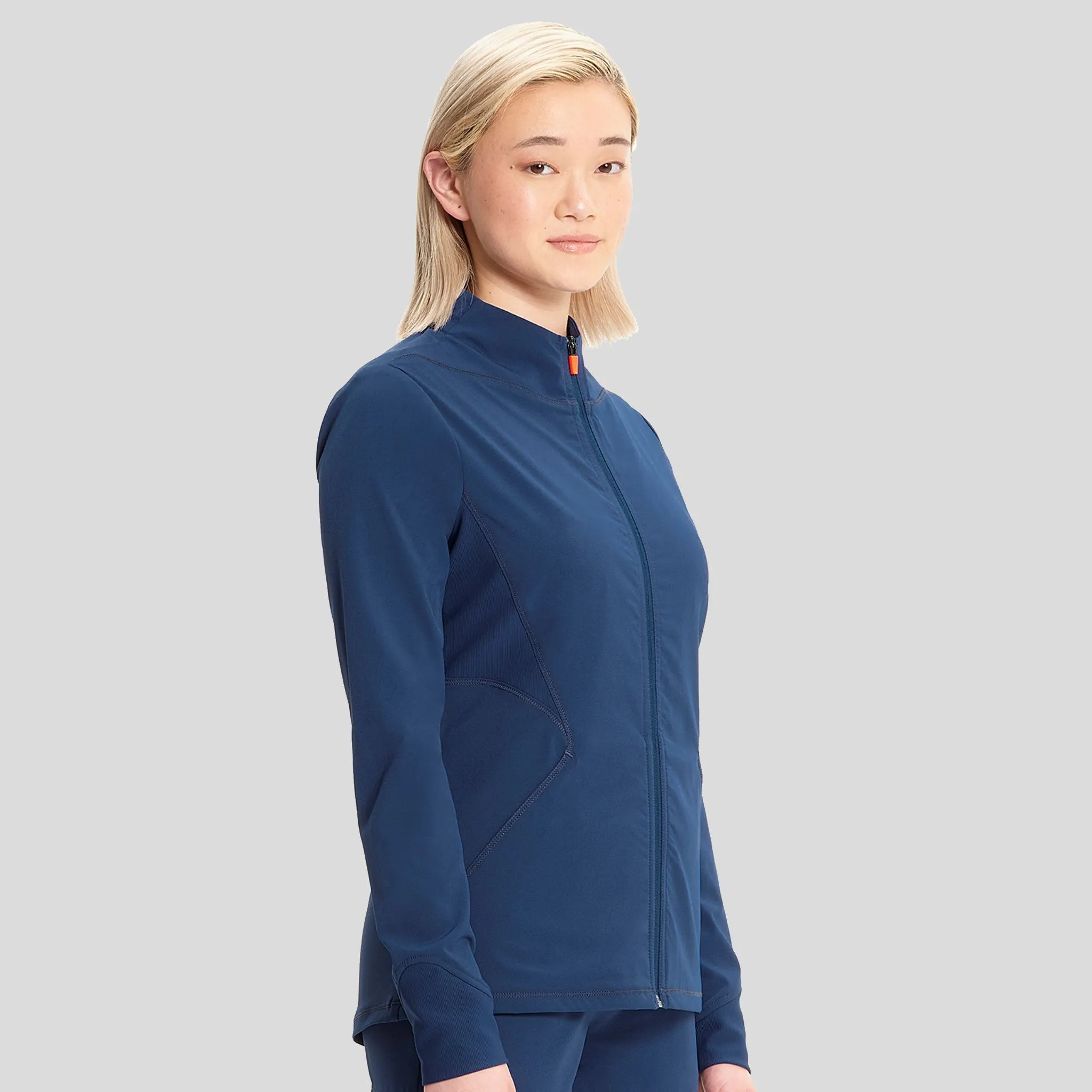 Zip Front Jacket | Navy