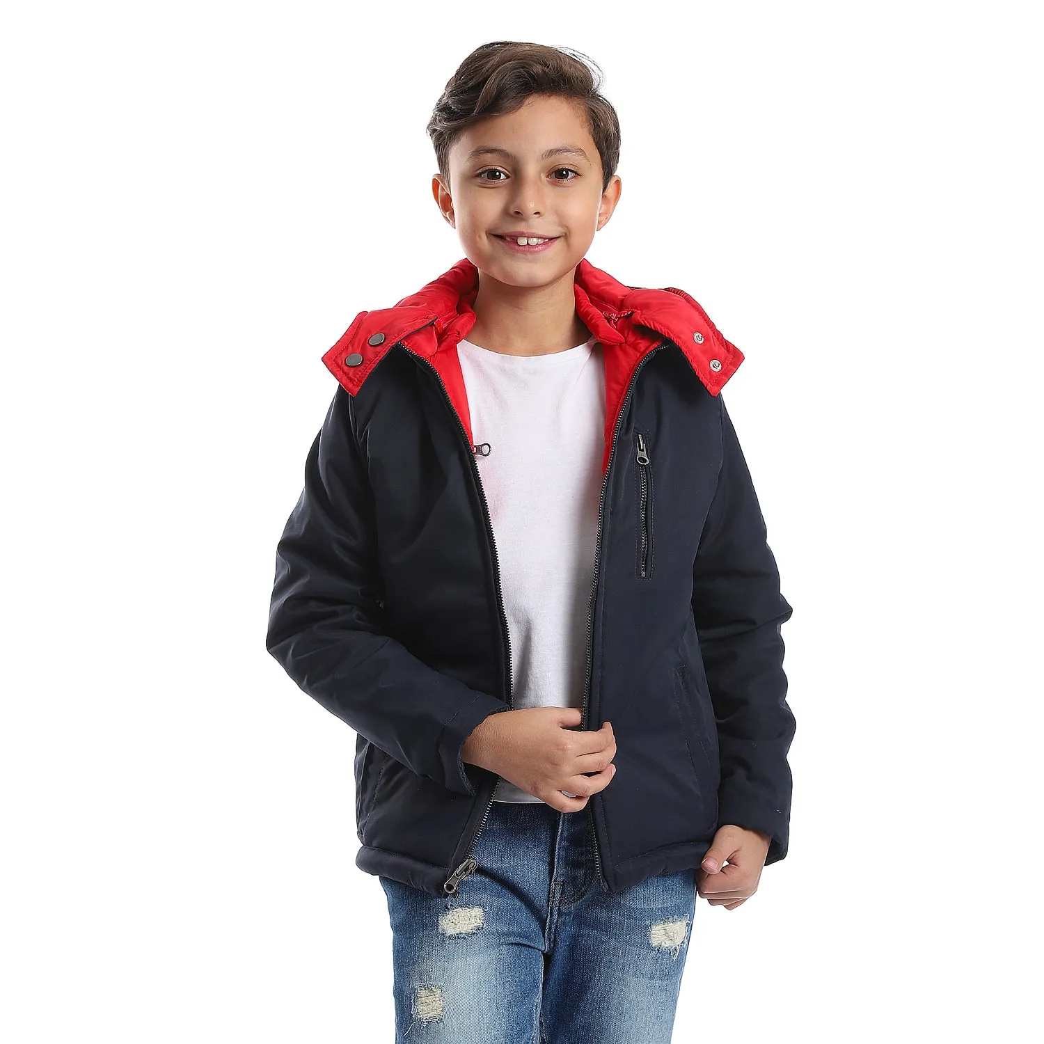 zipper_closure_double_face_waterproof_boys_jacket_-_navy_blue-_red_-_white